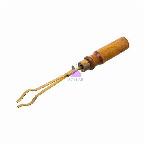 Wooden Handle Brass Test Tube Clamp (Set of 12)